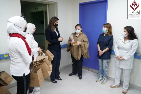 Visit to the Children’s Hospital for Cancer Patients Damascus, Syria – December 24, 2020